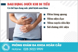 Đau bụng khi đi tiểu có phải triệu chứng bệnh