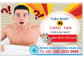 Dương vật bị cong phải làm sao?