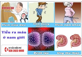 Hiện tượng đi tiểu ra máu ở nam giới