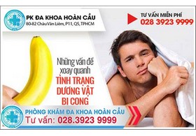 Những vấn đề xoay quanh tình trạng dương vật bị cong ở nam giới