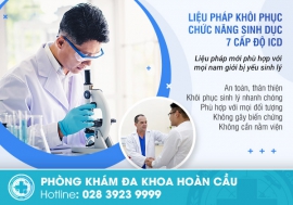 Ứng dụng Liệu pháp khôi phục chức năng sinh dục 7 cấp độ ICD trong điều trị yếu sinh lý